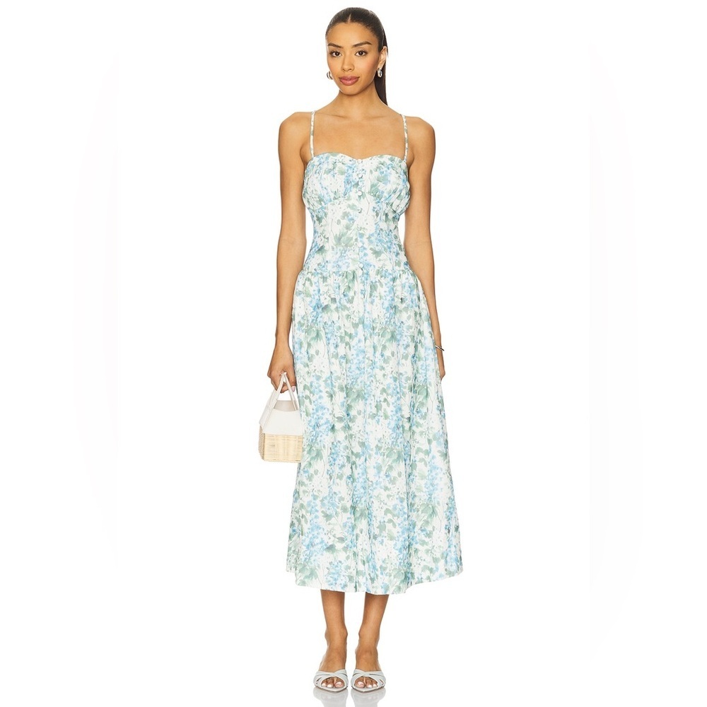 ASTR the Label Women's Capria Pleated Midi Dress size XL